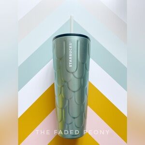 Starbucks 2022 Mermaid Scales Stainless Steel Cold Cup Tumblr